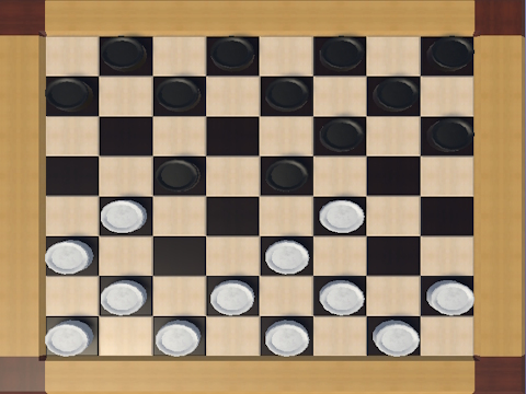 Lojë Checkers dy lojtar  në internet