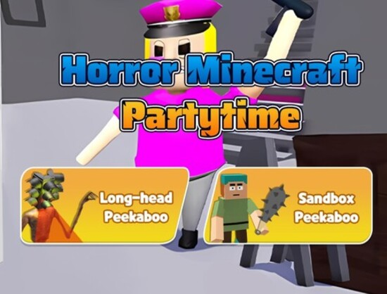 Lojë Horror Minecraft Partisë në internet