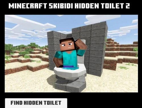 Lojë Minicraft Skibidi Tualeti i fshehur 2  në internet