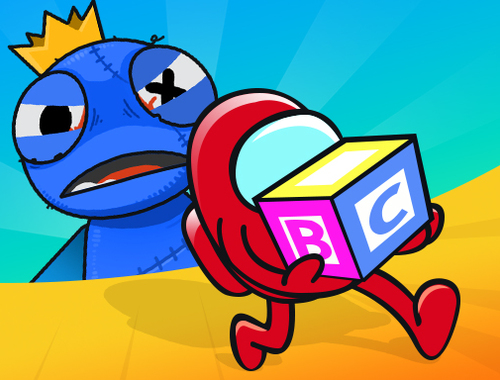 Lojë Fshihni dhe kërkoni Monster Blue  në internet