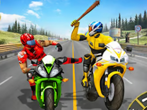 Lojë Sulmi Moto - Gara me biçikletë  në internet