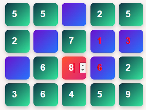 Lojë Sudoku modern  në internet
