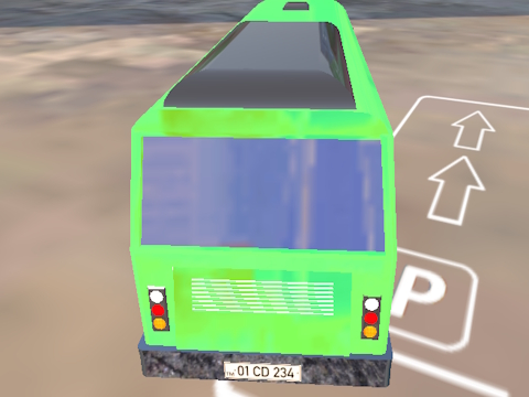 Lojë Trajnim për autobusin e parkimit  në internet