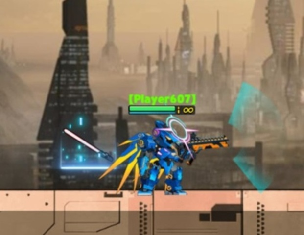 Lojë Robotët e luftës Beteja Mech Arena  në internet