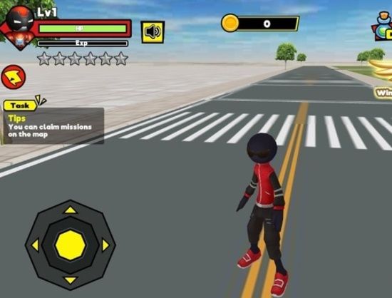 Lojë Stick Rope Hero në internet