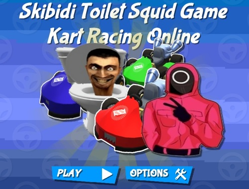 Lojë SKIBIDI TOUTIOT SULL GAME GAME KART RACING ONLINE  në internet