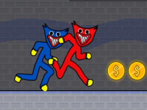 Lojë Stickman Huggy Party Duo në internet