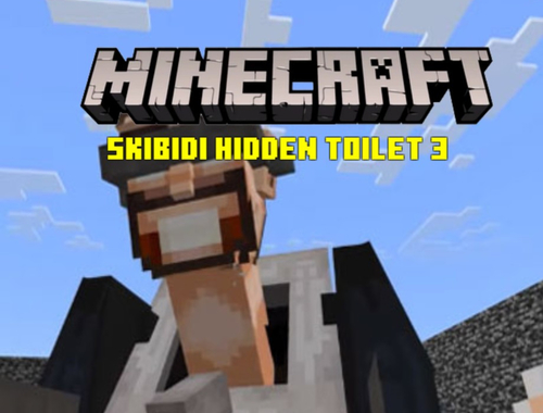 Lojë Tualeti i fshehur i Minecraft Skibidi 3  në internet