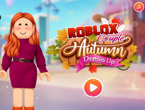 Lojë Veshja e Vjeshtë e çiftit Roblox  në internet