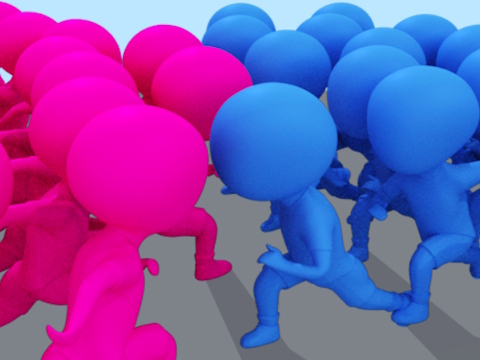 Lojë Numëroni Master: Runner Crowd 3D  në internet