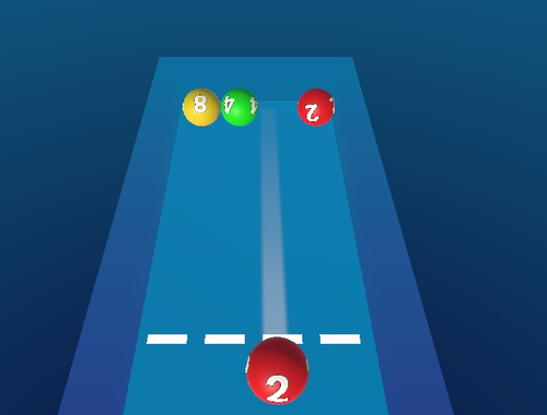Lojë Bashkoni Topat 2048 Billiards!  në internet