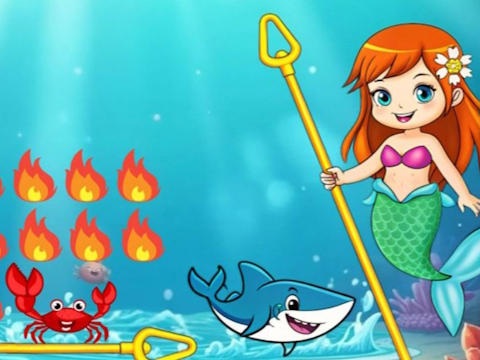 Lojë Princesha vs Shark  në internet