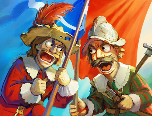 Lojë Musketeers Barutpowder vs Steel  në internet
