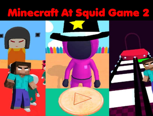 Lojë Minecraft në Squid Game 2  në internet