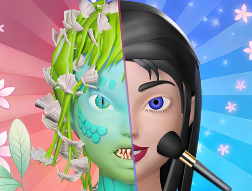 Lojë Makeup Monster 3D  në internet