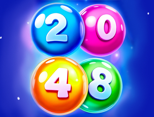 Lojë 2048 topa të ndeshjes  në internet