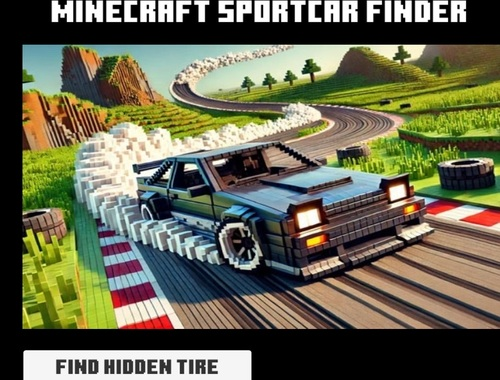 Lojë Minecraft Sportcar Finder në internet