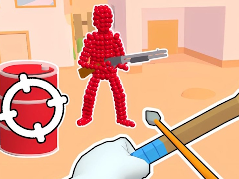 Lojë Stickman Archer: Shigjetat e shtënave në të kuqe  në internet