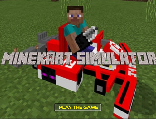 Lojë Minekart Simulator në internet