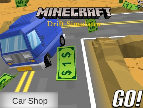 Lojë Simulator Minecraft Drift  në internet