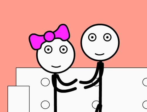 Lojë Burgu dhe Dashuria Stickman  në internet