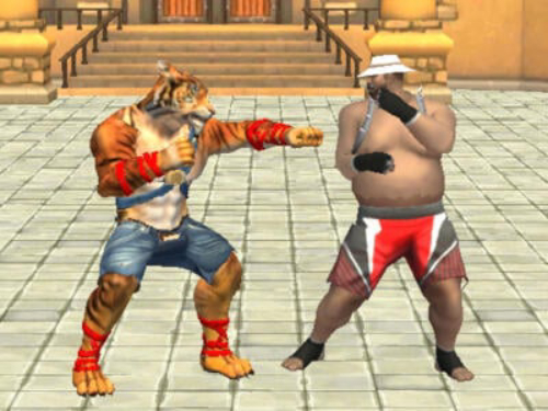 Lojë Bodybuilder Karate Luftimi  në internet