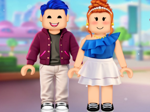 Lojë Veshja e çiftit roblox  në internet