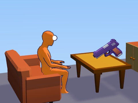 Lojë Revole Gun Ragdoll: Shesh lojërash për spinner Cannon  në internet