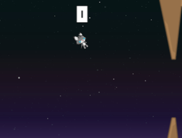 Lojë Cat Flappy aventura përfundimtare  në internet
