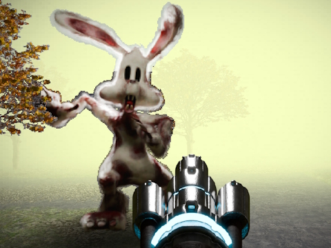 Lojë Lepurushë zombie të Pashkëve  në internet