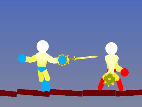 Lojë Ragdoll goditi Stickman  në internet