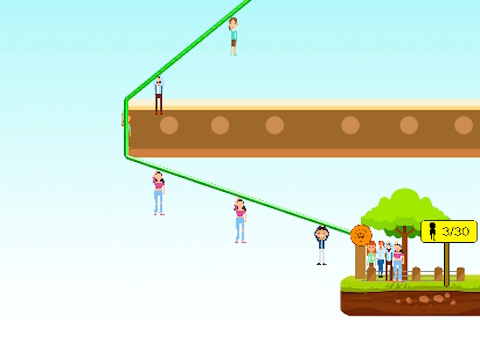 Lojë Njerëzit e Zipline Shpëtim  në internet