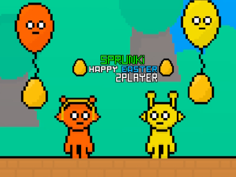 Lojë Sprunki Gëzuar Pashkën 2Player  në internet