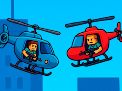 Lojë Beteja e Helikopterit Steve 2 Player  në internet