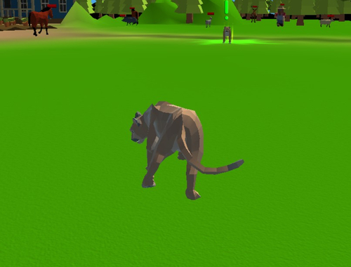 Lojë Simulator Cougar - Macet e mëdha  në internet