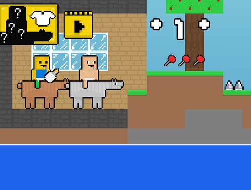 Lojë Foshnja Noob vs Foshnja Obby Horse  në internet
