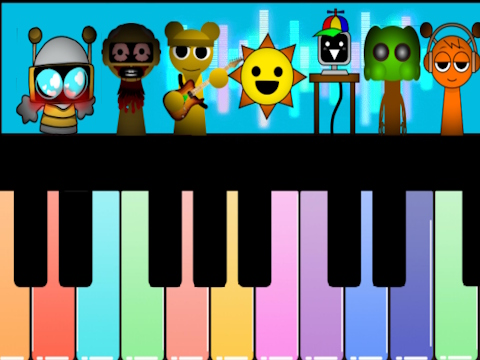 Lojë Sprunki Piano Explorer  në internet