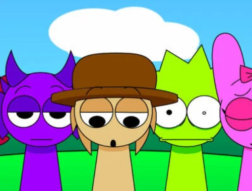Lojë Sprunki Pyramixed - Animacione të përfunduara  në internet