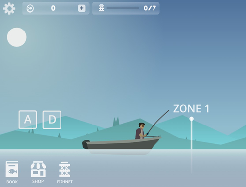 Lojë Simulator peshkimi  në internet