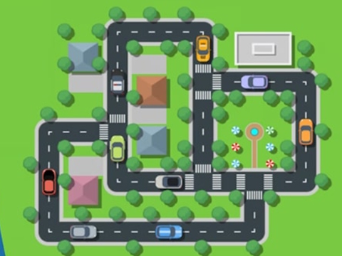 Lojë Parkim në trafik  në internet
