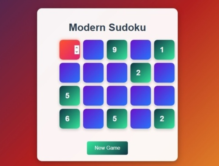 Lojë Sudoku modern  në internet