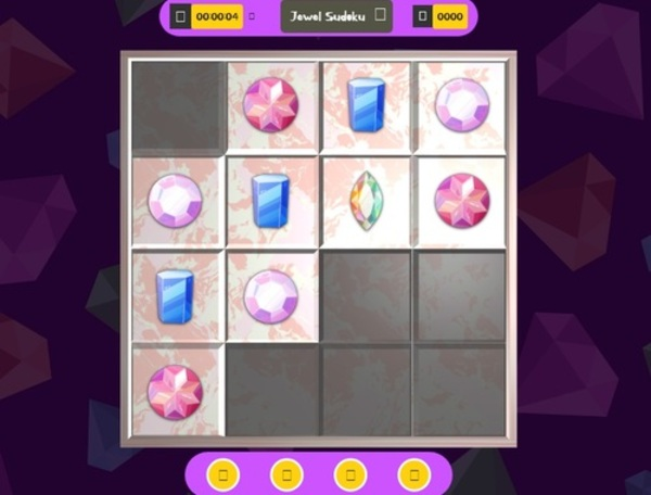 Lojë 3D Jewel Sudoku  në internet