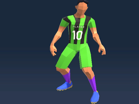 Lojë Futbolli Rush 3D  në internet