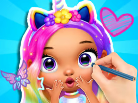 Lojë Libri për t'u ngjyrosur: Princesha e modës Barbie  në internet