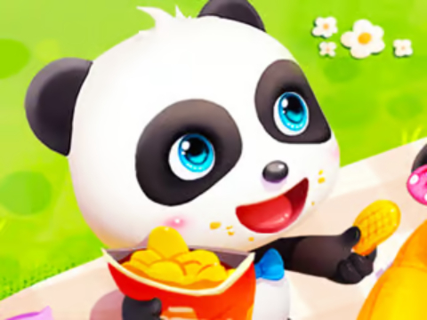 Lojë Mister Jigsaw: Baby Panda Picnic Spring  në internet