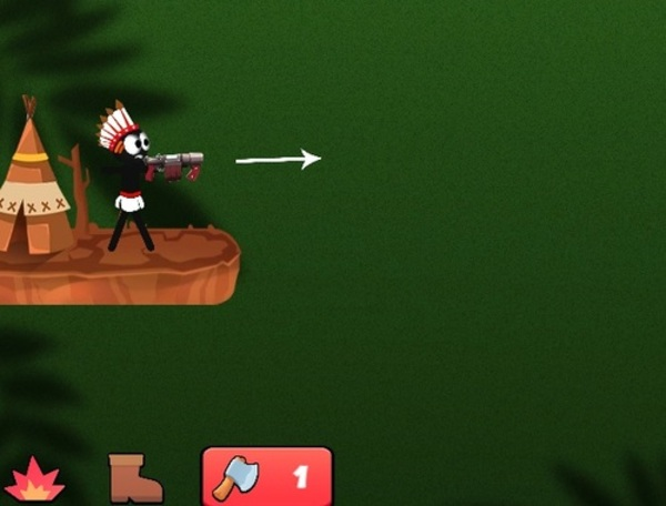 Lojë Beteja me shigjetë Stickman  në internet