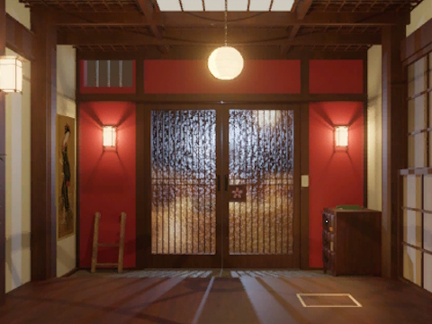 Lojë Sakura duke rënë Hot Spring Inn  në internet