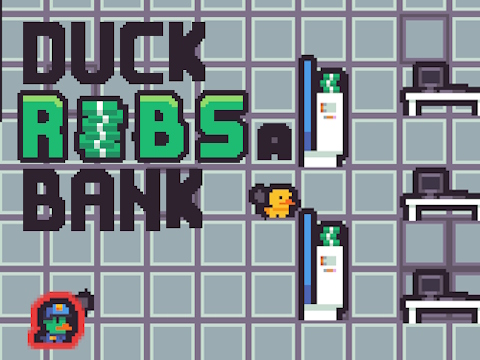 Lojë Duck vjedh një bankë  në internet
