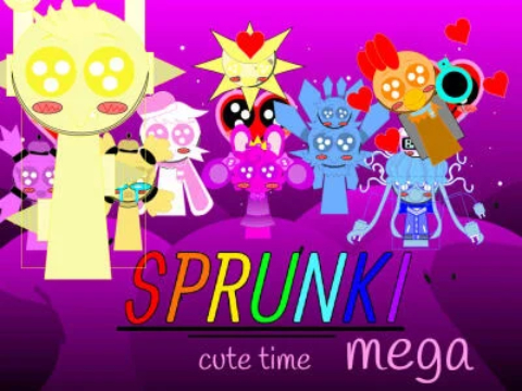 Lojë Sprunki Cute Time Mega !!!  në internet