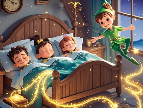 Lojë Gjeni ndryshimet: Peter Pan  në internet